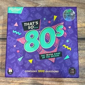 That’s So 80’s Trivia Game by Ridley’s Games